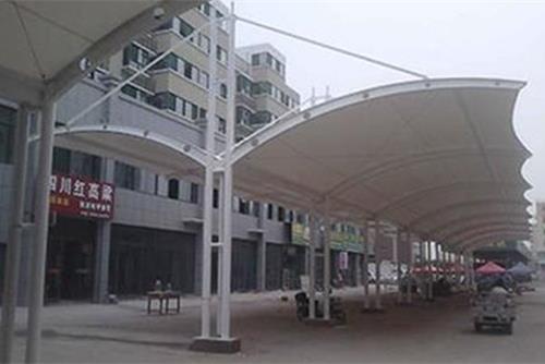芜湖膜结构车棚符合城市建设规划的需要